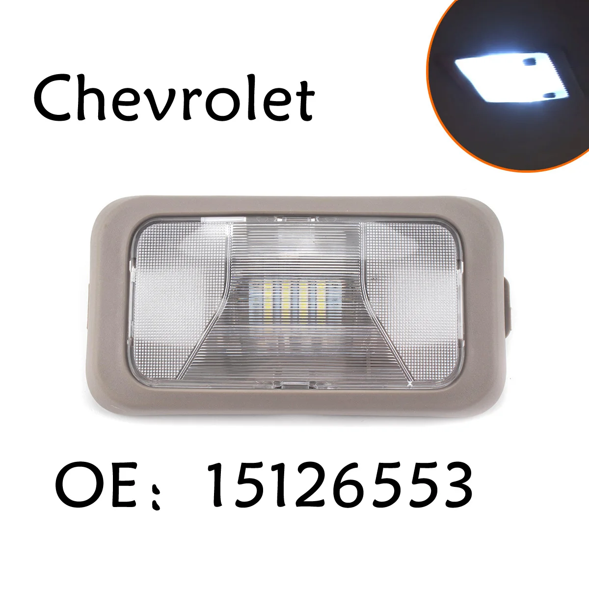 

Car ceiling LED lights roof lights15126553 Interior Dome Light Lamp Lens Housing For Chevrolet GMC Canyon LED Dome Light Lamp