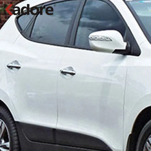 Хромированная накладка на дверную ручку для Hyundai Tucson ix35 2010 2011 2012 2013|door handle cover|chrome