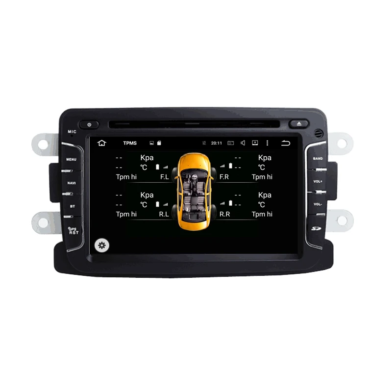 Восьмиядерный Android 9 0 автомобильный DVD GPS плеер для Dacia Sandero Duster Renault Captur Lada Xray 2 Logan 4G
