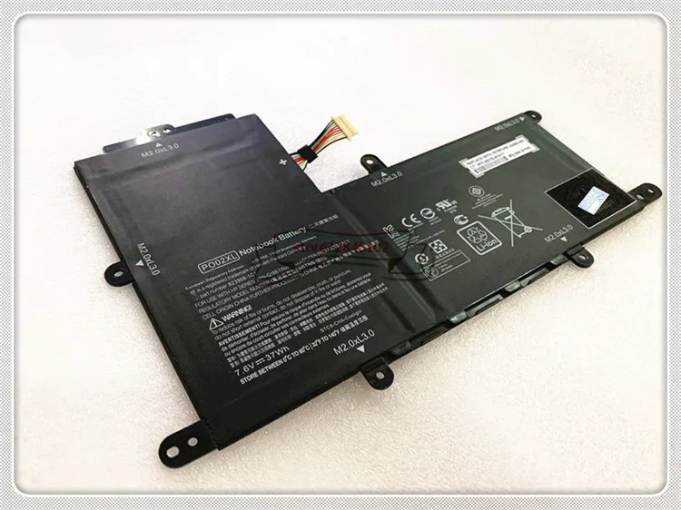 Аккумулятор GYIYGY PO02XL 7 6 в 37 Втч для HP Stream 11 Pro G2 G3 11-r000 11-r010nr 11-r014wm 11-r015wm 11-r015wn 823908-1C1