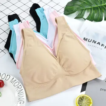 

MUNAFIE Ring-Free Sports Bra Women Sports Beautiful Back Gather 3D Cup Memory Shock Proof Absorption Bra