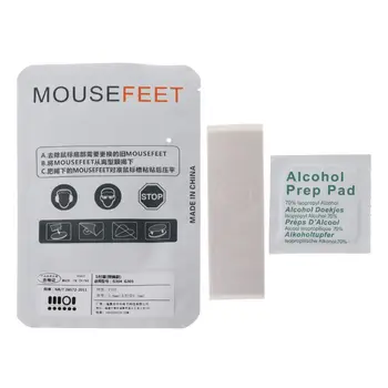 

1 Set 0.6mm Curve Edge Mouse Feet Mouse Skates For Logitech G304 G305 Mouse