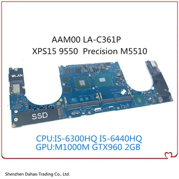 

CN-01VG5R 07P3HH AAM00 LA-C361P MAIN BOARD For DELL Precision M5510 XPS 15 9550 Laptop motherboard,With i5 CPU 2GB GPU 100% Test