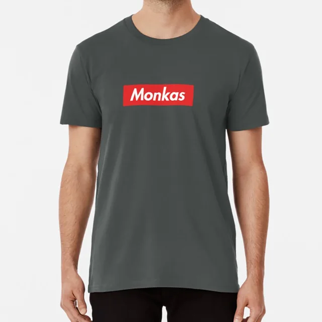 Monkas けいれん Tシャツけいれんミーム Monkas Trihard Pogchamp 4 ヘッド Cmonbruh Hahaa Lul T Shirts Aliexpress