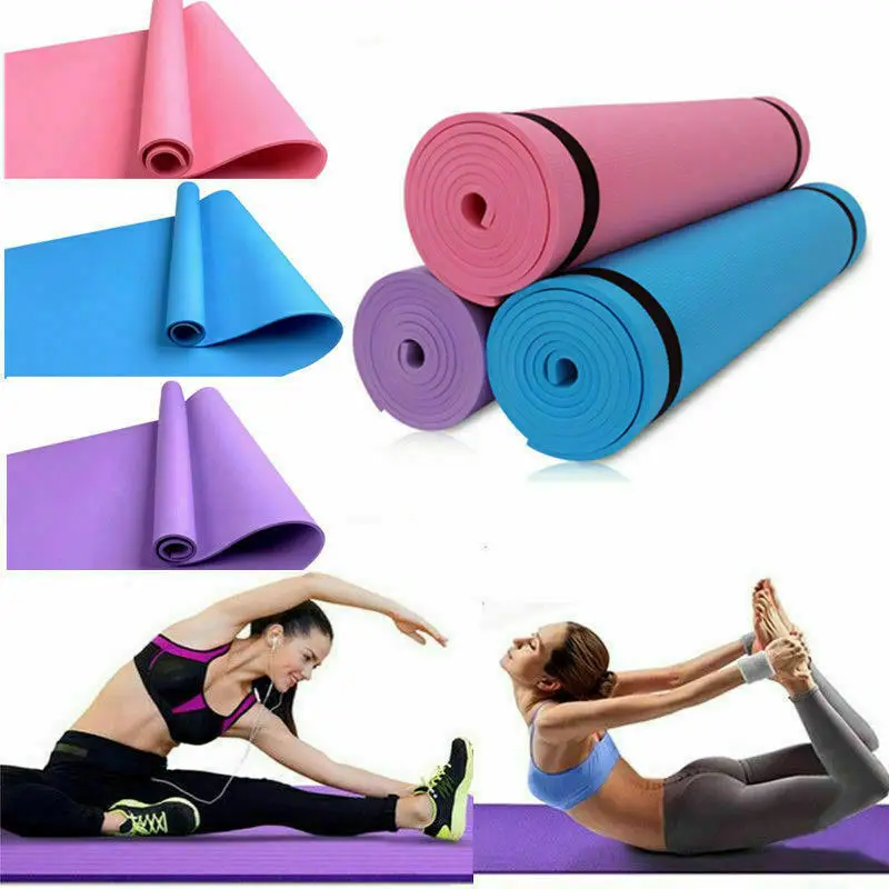 

1730*600*6mm EVA Yoga Mat 6mm High Density Non-Slip Multi-Function Yoga Mat with Carrying Strap Fitness Pad For Yoga Pilates