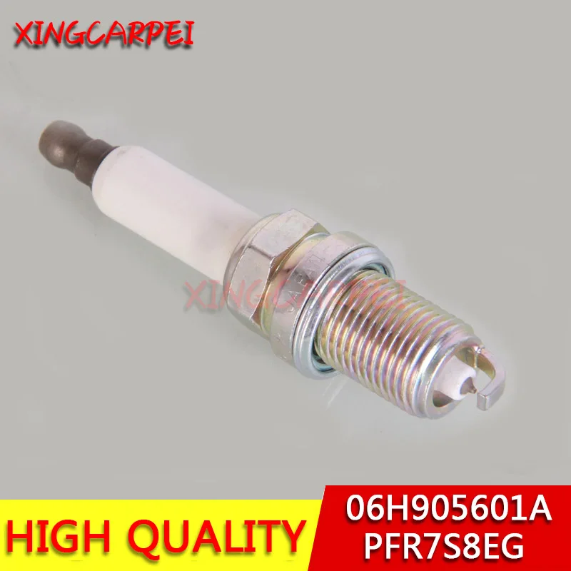 4 шт./лот 06H905601A PFR7S8EG иридиевая Свеча зажигания для Audi Tiguan Q5 A4L 06H 905 601A PFR7S8EG