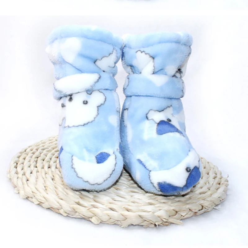 Первые ходунки socking новорожденных обувь для колыбельки мягкая подошва удобные зимние сохраняющие тепло YBC006