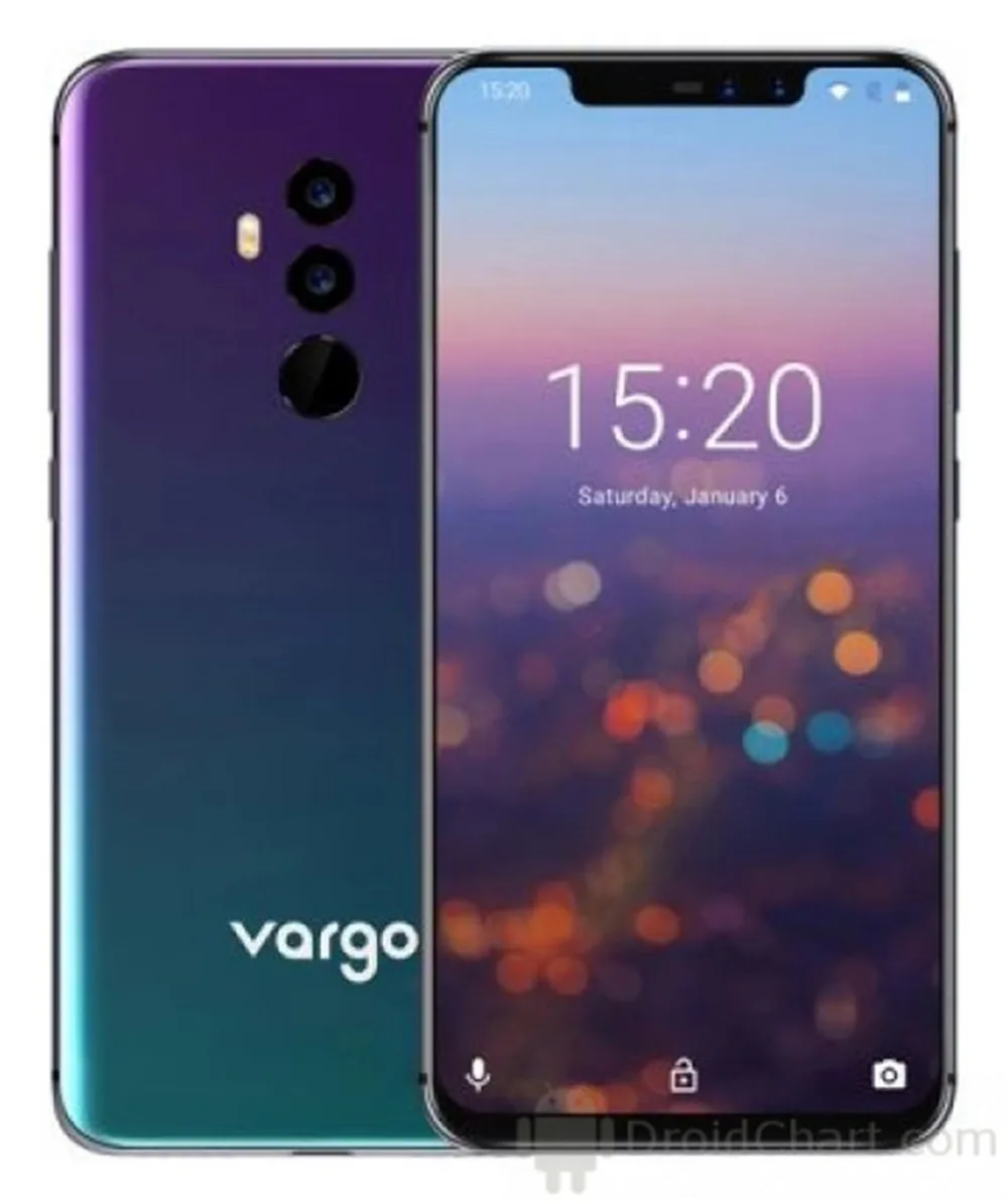 Смартфон Vargo VX4 6 ГБ 128 4G Lte Восьмиядерный процессор MTK6763 на базе Android 8 1 экран 2 дюйма