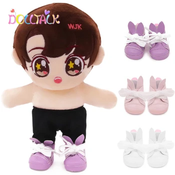 

Fashion Mixed 14 inch Or 18 inch Rabbit Ears Doll Shoes For Reborn Bebe Dolls & Mini Exo Blyth Toys Dolls For Girl's Best Gift