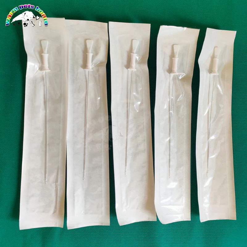

10PCS Urinary Cat Catheter with Stylet Veterinary Cat Catheters Sterile 1.3-130mm Cat Accessories Veterinary Supplies