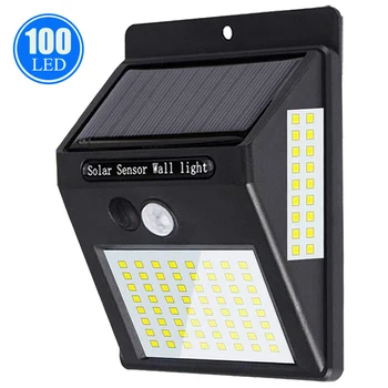 

100 LED Solar Lamp Low power high brightness Outdoor Solar Light 1 Modes Conversion long - lasting power Wall Light Waterproof
