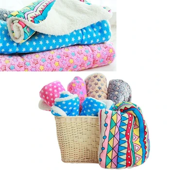 

Pet Blanket Winter Dog Cat Bed Mat Soft Colorful Warm Sleeping Mattress Small Medium BIG Dogs Cats Flannel Carpet Pet Supplies