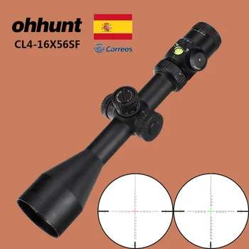 

ohhunt CL 4-16X56 SF Tactical Optical Sights Red Green Illuminated Glass Reticle Riflescope Side Parallax Hunting Rifle Scope