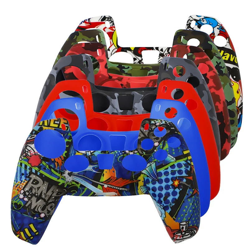 

For PS5 Soft Silicone Gel Rubber Case Cover For SONY Playstation 5 For PS5 Controller Protection Case For PS5 Gamepad