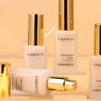 

Long-lasting Liquid Foundation Oil-control Cover Dark Circles Freckles Flaws Matte Liquid Foundation Makeup 2020&