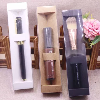 

New DIY Frosted Drawer Box 3 colour pvc window Box Lip Sticker Eye Line/ Cosmetic/ Gift / Pen Box singal package box