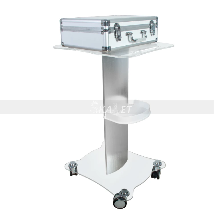 

Profossional Stand Rolling Assembled Trolley Cart /water Oxygen Peel Machine Cart In Beauty Salon with 4 Casters
