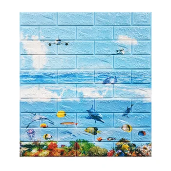 

DIY Self Adhesive 3D Wall Stickers Bedroom Decor Foam Brick Room Decor Wallpaper Wall Decor Living Wall Sticker For Kids