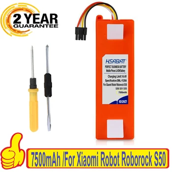 

Top Brand 100% New Robotic Vacuum cleaner Battery for Xiaomi Robot ROBOROCK Vacuum Cleaner S50 S51 S55 Mijia Gen 1st T4 T6