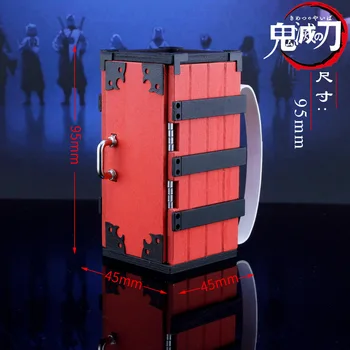 

Kimetsu No Yaiba Demon Slayer Ghost Destruction Blade Periphery Stove Door Tanjiro Back Box Model Alloy Material