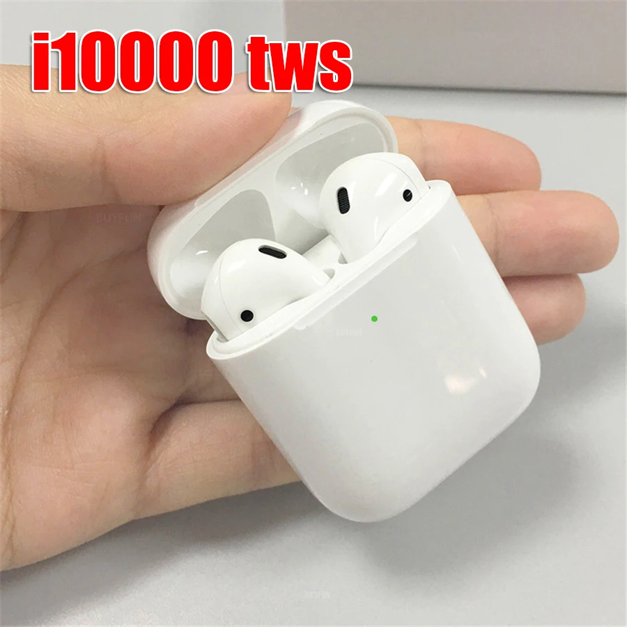 

i10000 TWS Bluetooth Earphone Wireless Charging Headset Touch Control Earbuds tws i10000 1:1 Open Lid Pop Up Real Capacity