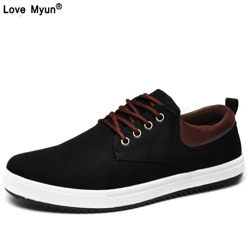 

New Arrival Canvas Shoes For Men Spring Summer Comfortable Casual Shoes Mens Fashion Lace-Up Brand Flat Loafers Shoes 255