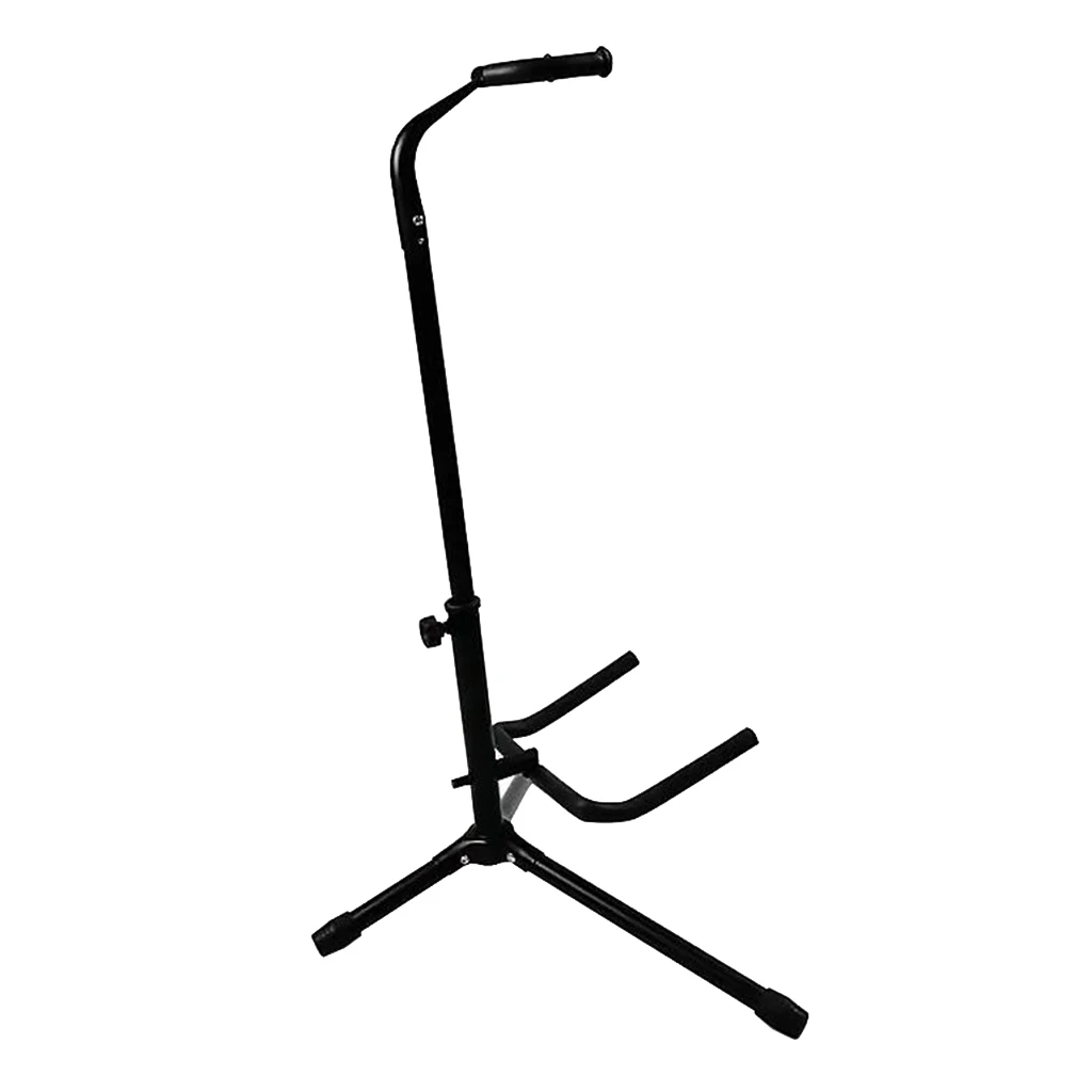 Adjustable Foldable Tripod Guitar Stand Bass Guitar Rack Holder Floor Ukulele Stand for Acoustic Bass Guitars