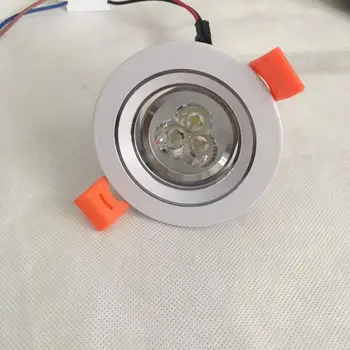 

4pcs/lot 3W Small Led Downlights Recessed Mini Adjustable Cob Cabinet Spot Lights Hole Size 40-45mm