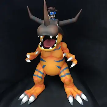 

Digimon 30cm Greymon Anime Figure Model Toys One Pieces Action Figure 15cm Garurumon Cartoon PVC Figure Dolls Toys For Children