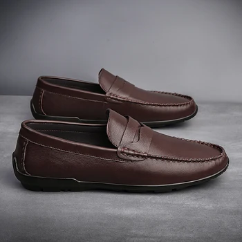 

couro casual xiaomi summer zapatos shoes cuero para autumn uomo moccasins hombre genuine spring classic mens zapatillas leather