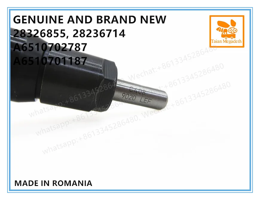 Подлинный и абсолютно дизельный инжектор топлива COMMON RAIL 28326855,28353991, 28236714, A6510702787, A6510701187