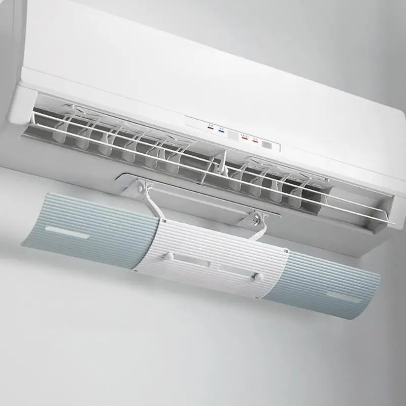 

Adjustable Air Conditioner Cover Windshield Air Conditioning Baffle Shield Wind Guide Deflectors Baffle Prevent Direct Blowing