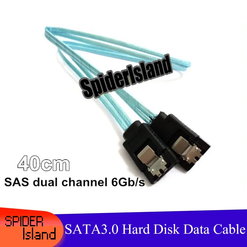 

New Arrivals High Speed SATA3.0 Serial Hard Disk Data Cable 40CM Solid state hard disk connector with shrapnel 6Gb/s