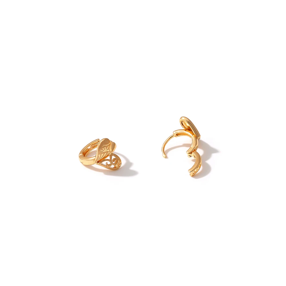 Mchic сердце серьги для женщин золото цвет ювелирные изделия персонализированные геометрические полые ухо кольцо Подарок на годовщину аксессуары браслет