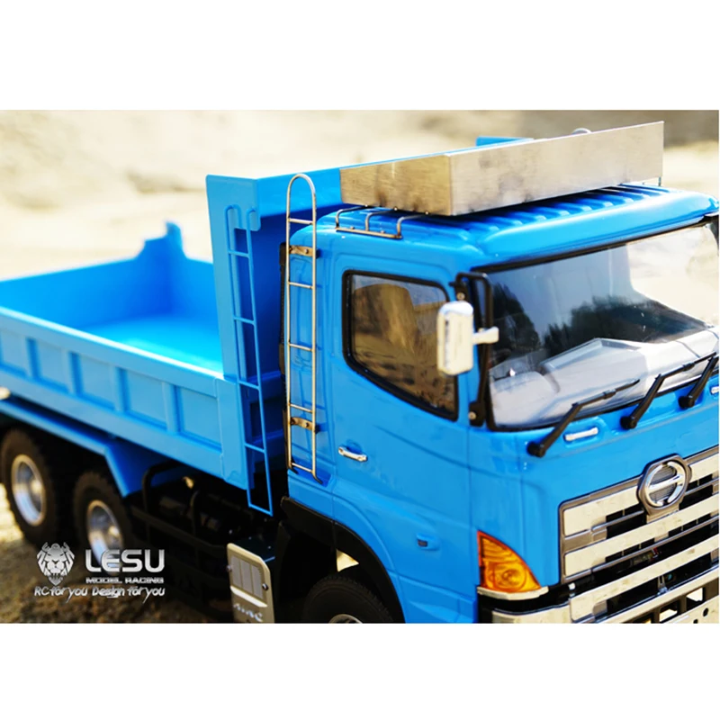 1/14 RC LESU Hino700 6X6 гидравлический самосвал с металлическим шасси