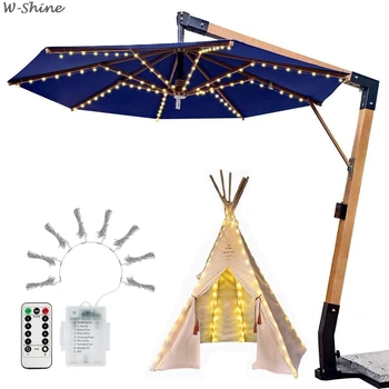 

Upgraded Patio Umbrella Light Garden Parasol Lamp IP67 Waterproof LED String Light Flexible Decor Ogrodowy Lighting Outdoor Lamp
