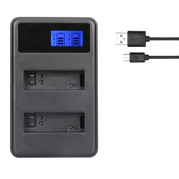 

Sjcm Battery USB Lcd Display Dual Port Charger for Sjcm Sj4000/Sj5000/6000/ X5Q7