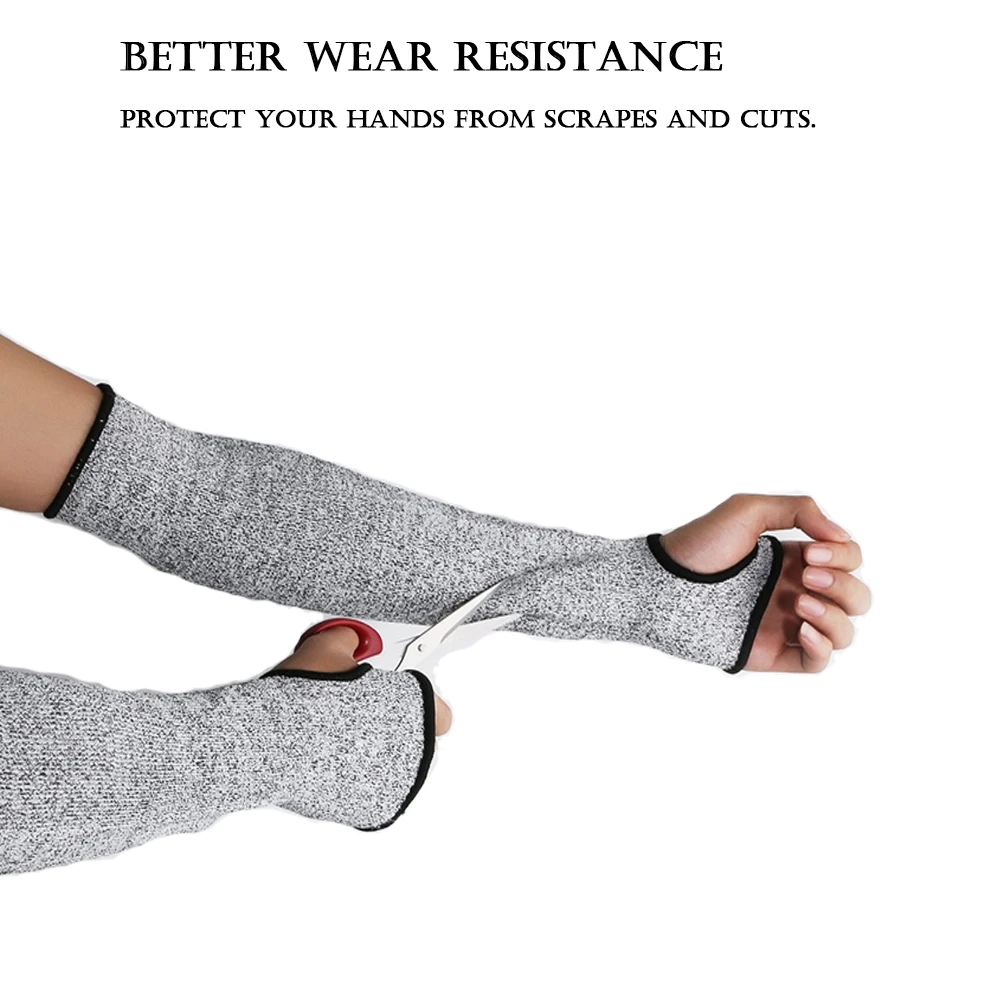 

1 Pair Safety Cut Proof Arm Sleeve Arm Guard Protection Armband Gloves Workplace Safety Protection Defensive laborgloves
