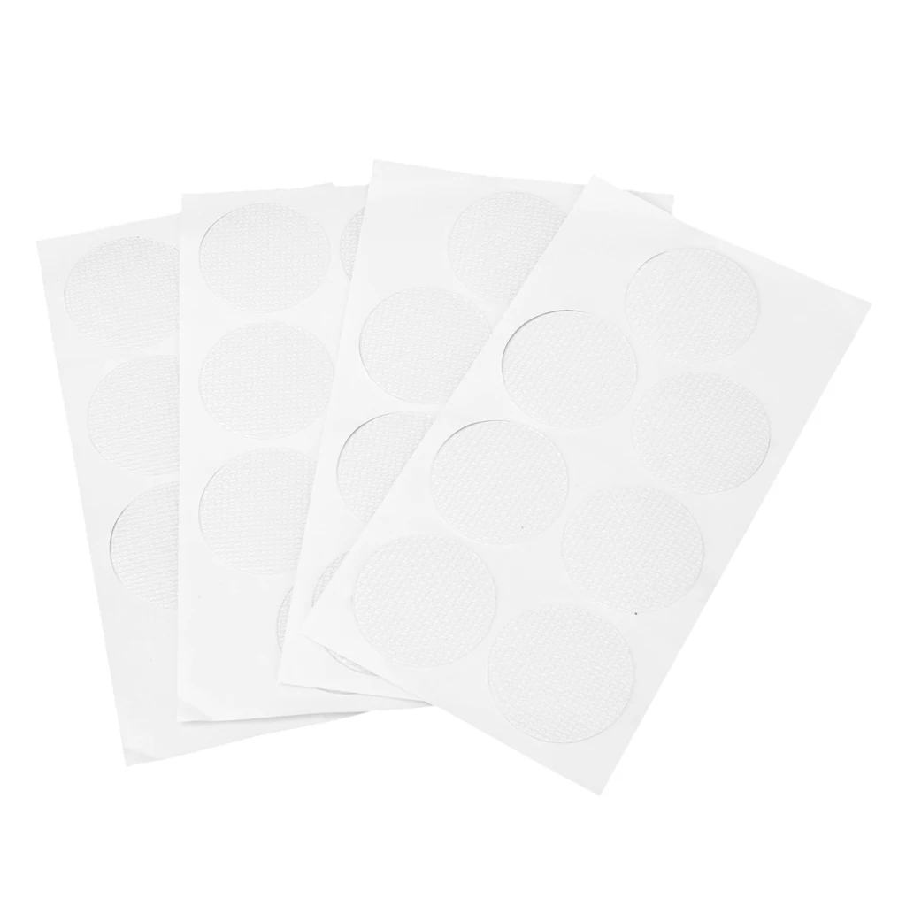 28pcs Round Safety Treads Non-Slip Applique Stickers Mat BathTub & Shower