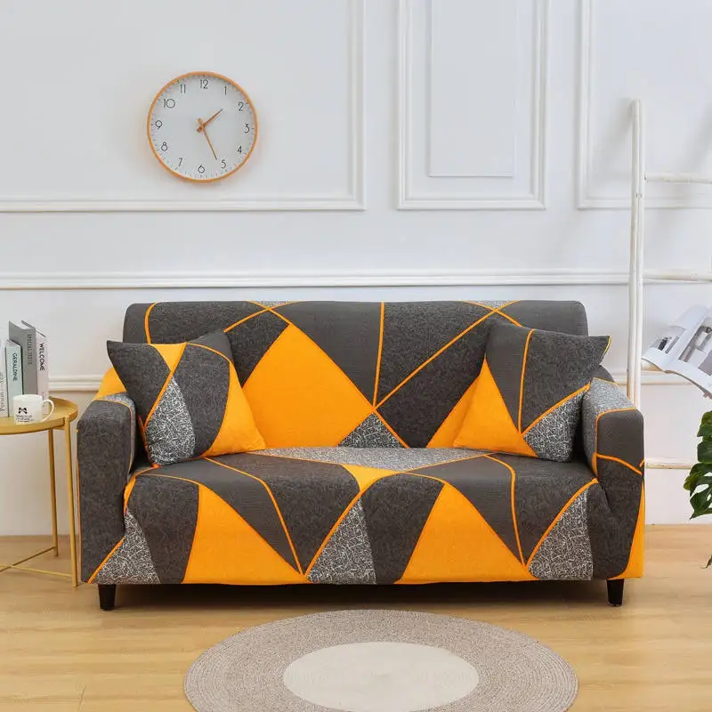 Splice patern sofa covers couch covers with pillowcase for living room winter warm corner sofa cover of furniture covers