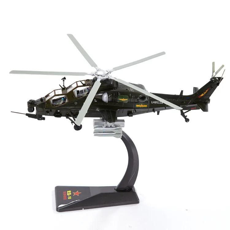 

Static Model Airplane Cadeve 1: 48 Military Z-10 Airplane Armed Helicopter Alloy Model Metal Model