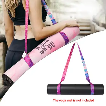 

Multifunctional Cotton Yoga Mat Strap Elastic Adjustable Sling For Mat Carrier Stretching Strap Daily Workout