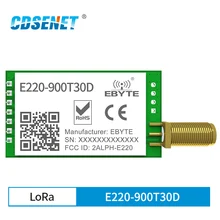 LLCC68 868 МГц 915 LoRa Беспроводной модуль 30dBm длинные Range10km RSSI CDSENET E220-900T30D SMA-K UART передатчик приемник SEMTECH LLCC68 868 МГц 915 LoRa Беспроводной модуль 30dBm длинные Range10km RSSI CDSENET E220-900T30D SMA-K UART передатчик приемник SEMTECH