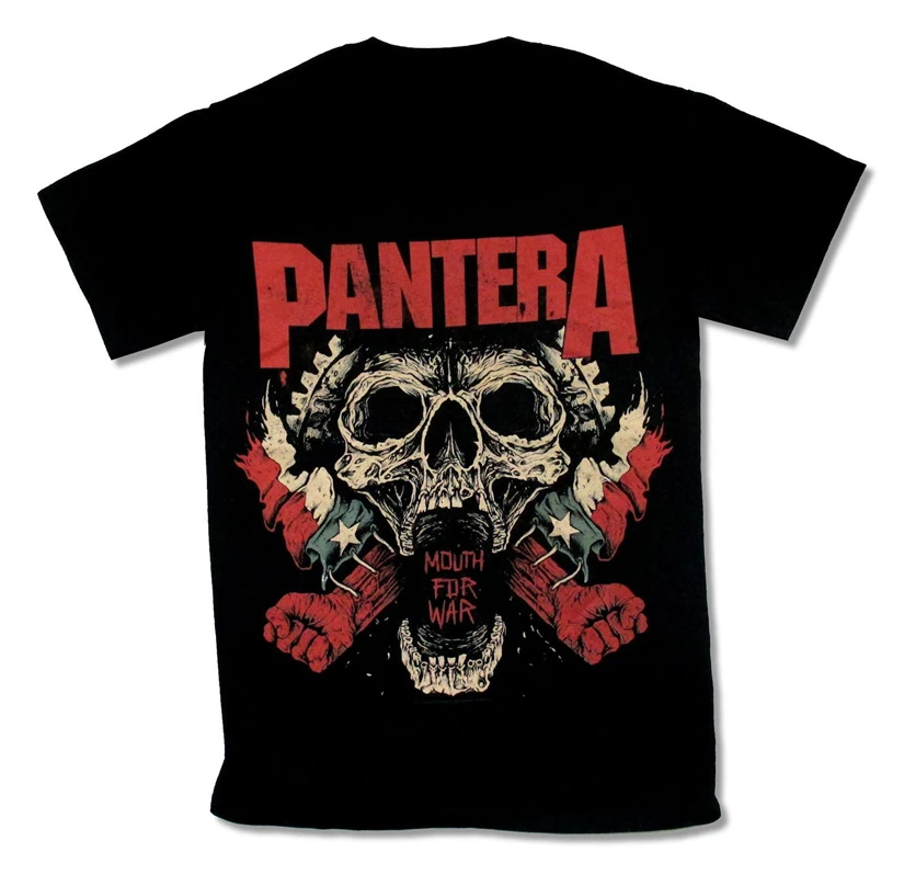 Pantera рот для войны черная футболка новая взрослых металлическая музыкальная