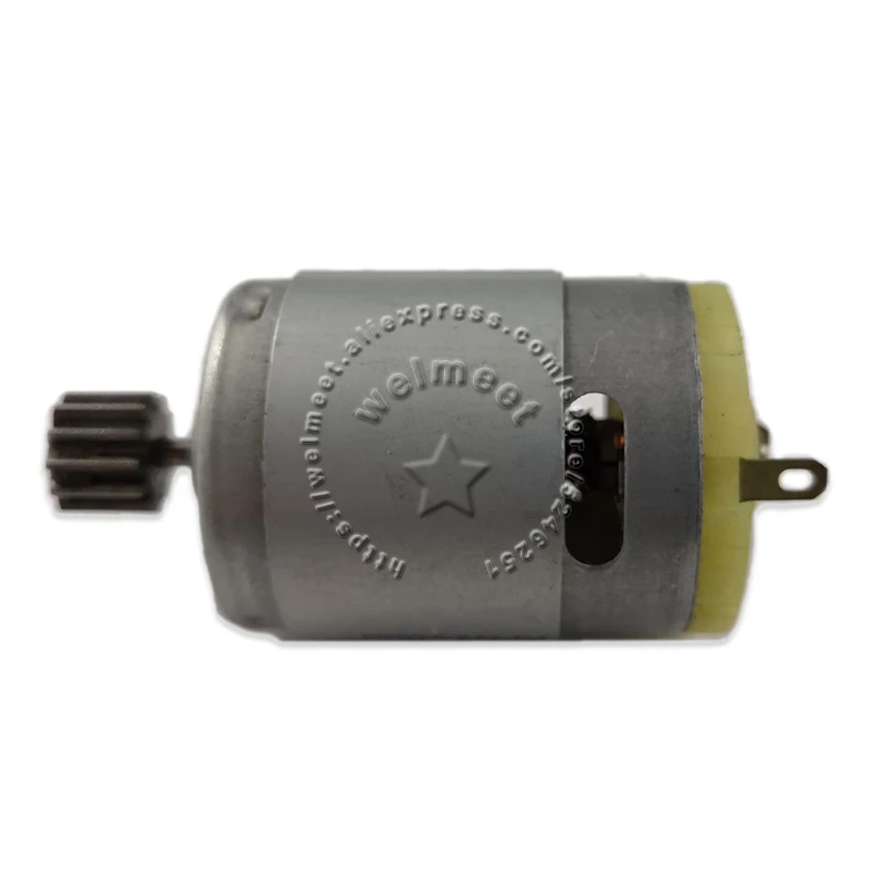 DIY RC 장난감 보트 모델 어린이 전기 자동차용 기어가 있는 탄소 브러시 모터, DC12V, 15000rpm, RS380, 1 개
