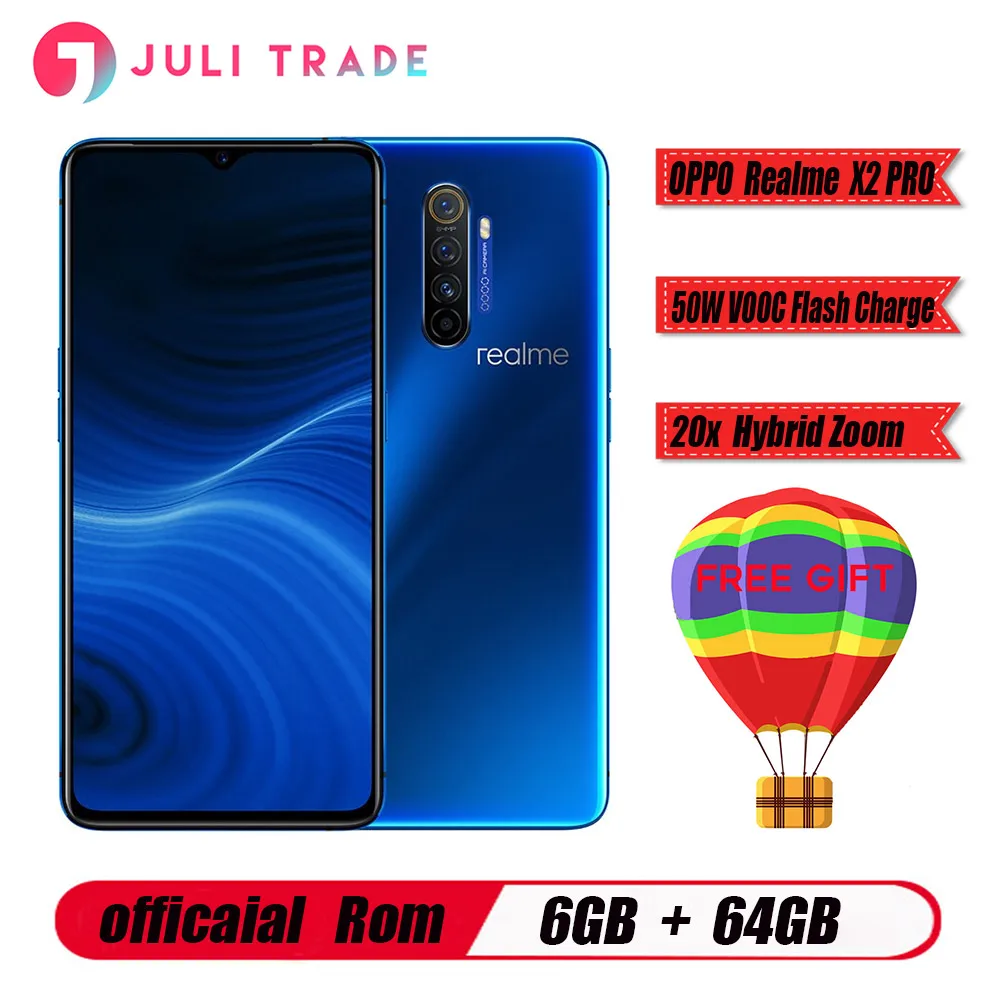 OPPO realme X2 Pro 6GB 64GB 6," NFC Snapdragon 855 Plus 64MP Quad ...