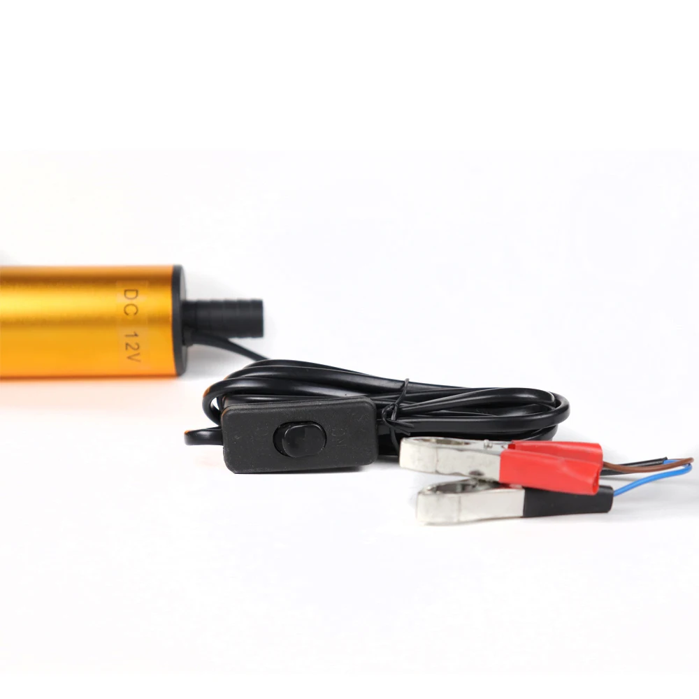 Dc 12v24velectric дизельный топливный насос 51 мм 30l/мин лифт 3 м вода масло автомобилей погружной Алюминий сплава для дизельного топлива, водный транспорт