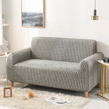 

Light Gray Jacquard Sofa Cover Elastic All-inclusive Stretch Slipcover Couch Cover Sofa Cover for Living Room Copridivano