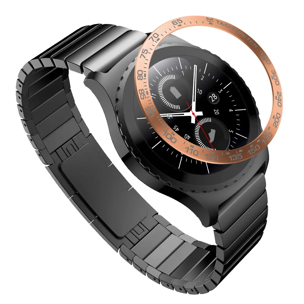 B4 Для samsung gear Sport S2 S3 Frontier Ringke рамка декоративная рамка чехол, Защитная крышка для samsung Galaxy Watch 42 мм 46 мм часы - Цвет: B4
