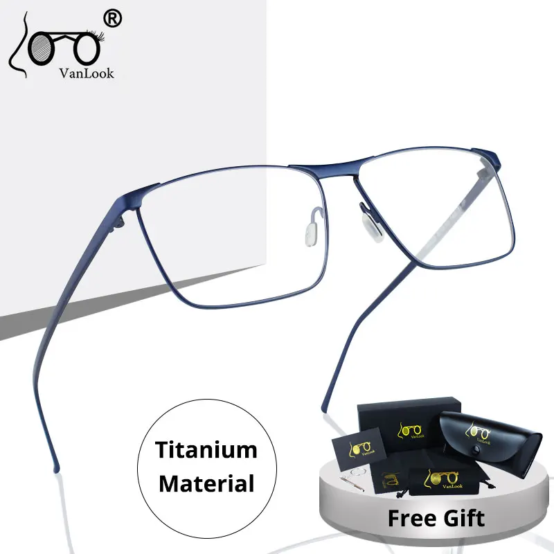 Tytanowe oprawki do okularów dla mężczyzn okulary na receptę okulary  damskie do wzroku okulary dla osób z krótkowzrocznością|Ramki do okularów|  - AliExpress